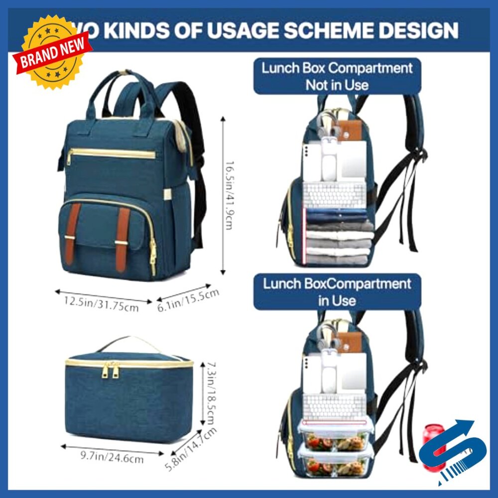 Multifunctional Laptop Backpack With Insulated Lu… - image 4